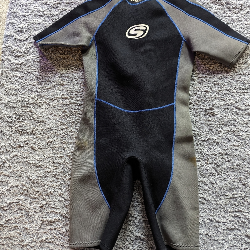 Spring wet suit, Stearns, color blk/grey